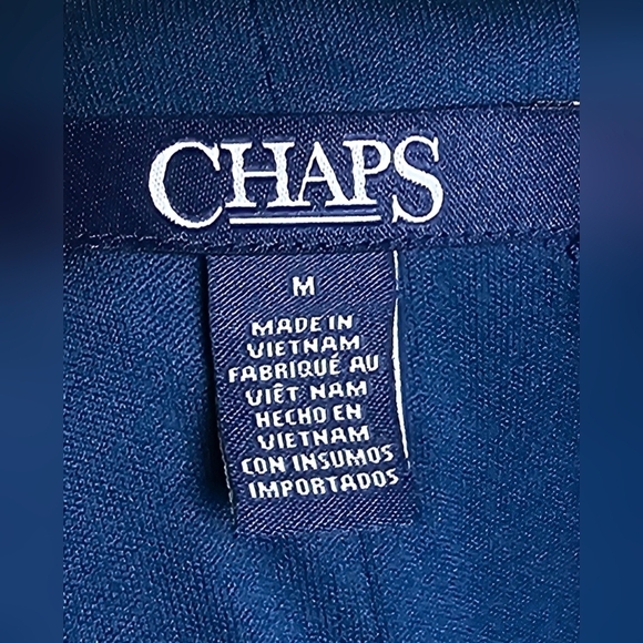 NWOT Chaps Satin Ruffle Sheath Dress | DARK Teal | MEDIUM - Picture 5 of 6